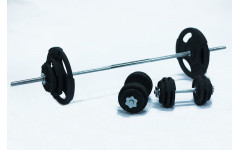 Комплект штанга и гантели MironFIt чугунный 95 кг