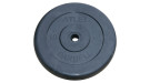Диск обрезиненный, чёрного цвета, 31 мм, 10 кг Atlet