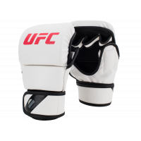 Перчатки MMA для спарринга 8 унций (Белые L/XL) UFC