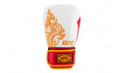 Перчатки для бокса UFC Premium True Thai (белые/красные)