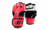 Перчатки MMA тренировочные с открытой ладонью (Красные L/XL) UFC