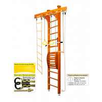 Шведская стенка Kampfer Wooden Ladder Maxi Ceiling (№3 Классический Высота 3 м)