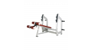 Скамья для жима с отрицательным наклоном Bronze Gym H-024 (коричневый)