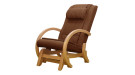Массажное кресло-качалка EGO TWIST EG-2004 SHIMO Коричневый (Рогожка)