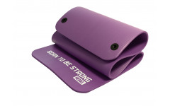 Мат для аэробики NBR 12,5 мм фиолетовый с кольцами