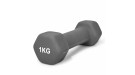 Гантель UNIX Fit неопреновая 1 кг / шт. Grey